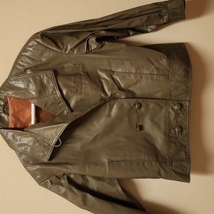 Leather pantsuit